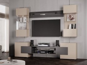 Гостиная Фэнтези (кашемир/графит) в Элитном - ehlitnyj.mebel-nsk.ru | фото