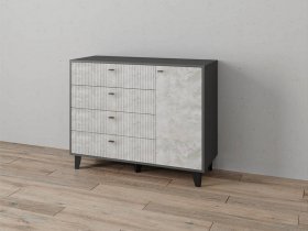 Комод «Катрин-13» (графит/мальта) в Элитном - ehlitnyj.mebel-nsk.ru | фото