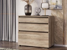 Комод КМ-01 Энигма (венге/дуб каньон) в Элитном - ehlitnyj.mebel-nsk.ru | фото