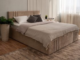 Кровать двуспальная 1,4м с подъем. мех. Леванте в Элитном - ehlitnyj.mebel-nsk.ru | фото
