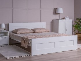 Кровать двуспальная 1,6м Сириус в Элитном - ehlitnyj.mebel-nsk.ru | фото