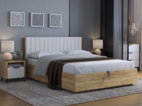 Кровать двуспальная 1,6м Юлия в Элитном - ehlitnyj.mebel-nsk.ru | фото