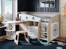 Кровать комбинированная «Немо» в Элитном - ehlitnyj.mebel-nsk.ru | фото
