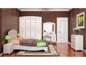 Модульная спальня Каролина в Элитном - ehlitnyj.mebel-nsk.ru | фото