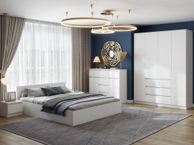 Модульная спальня Ницца в Элитном - ehlitnyj.mebel-nsk.ru | фото