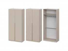 Шкаф ШК-100 Эккервуд (меланж) в Элитном - ehlitnyj.mebel-nsk.ru | фото
