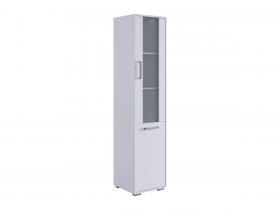 Стеллаж Лайт-2 (белый/белый) в Элитном - ehlitnyj.mebel-nsk.ru | фото