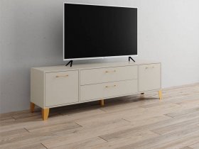 Тумба под ТВ Парус-13 (кашемир) в Элитном - ehlitnyj.mebel-nsk.ru | фото
